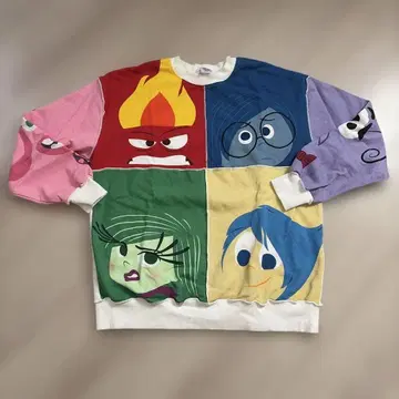 인사이드 헤드 캐릭터 맨투맨 L 사이즈