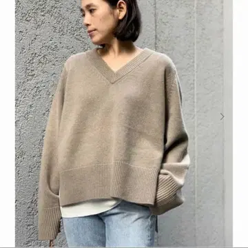 AP studio BABA V넥 풀오버 니트