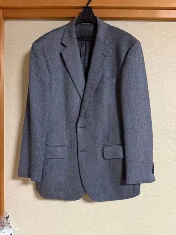 Savile Row 헤링본 무늬 테일러드 자켓