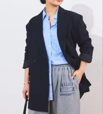 클래식 스트라이프 자켓