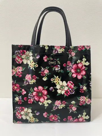 FEILER/페이러 꽃무늬 토트백 블랙