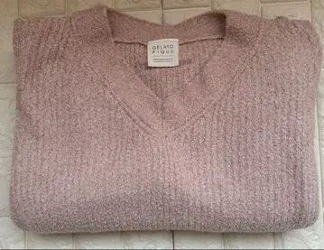 GELATO PIQUE V넥 롱 원피스 더스티 핑크 066