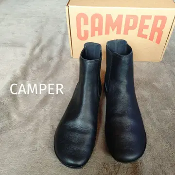 CAMPER 블랙 사이드 고어 부츠