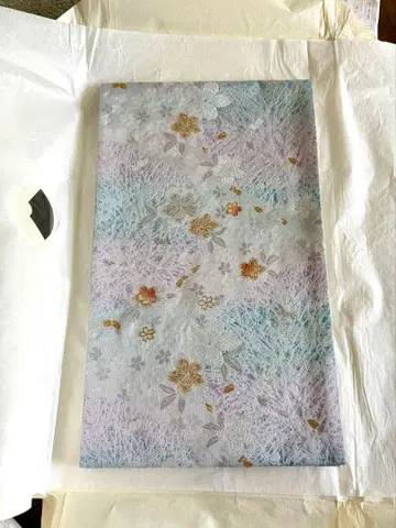 후지모토 류지 나전 고급 오비 주머니 오비 고정 띠 포함 벚꽃