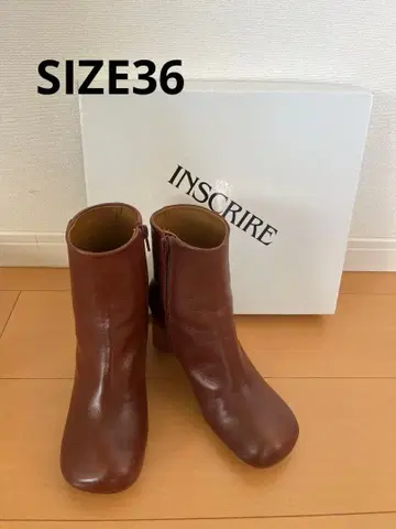 INSCRIRE 부츠 브라운 36