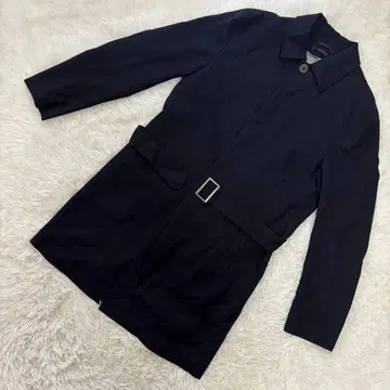 새상품급 Theory [ M ] 라이너 부착 스텐카라 코트 네이비 일본제