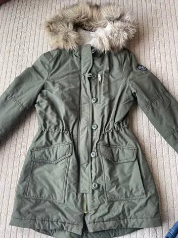 AMERICAN EAGLE 모즈 코트 올리브 그린