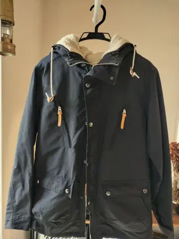 네이비 마운틴 파카 플리스 안감