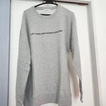 CLANE HOMME 그레이 맨투맨 L