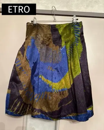 ETRO 에트로 플레어 스카프 광택