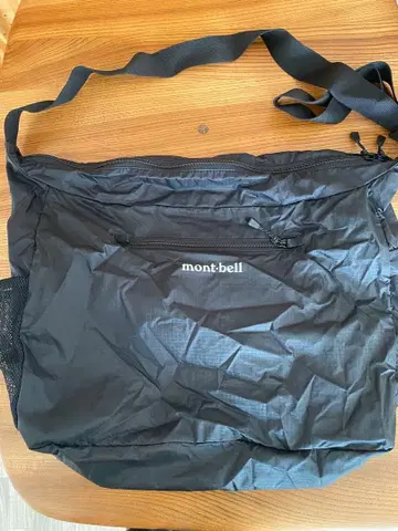 몽벨 숄더백 L 사이즈 블랙