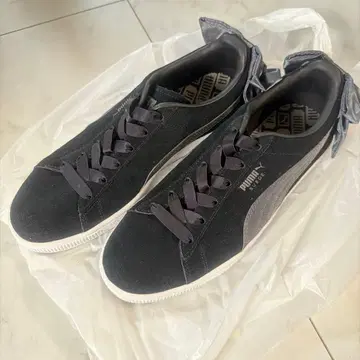 PUMA 스웨이드 블랙 리본 포함