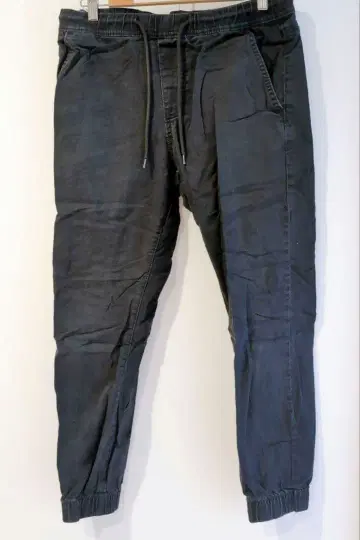 다크 그레이 조거 팬츠 허리밴딩 M 사이즈