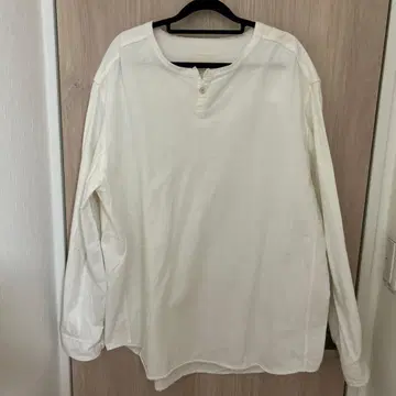 펠리시모 써니클라우드 헨리넥 절개 긴팔 티셔츠 사이즈 LB