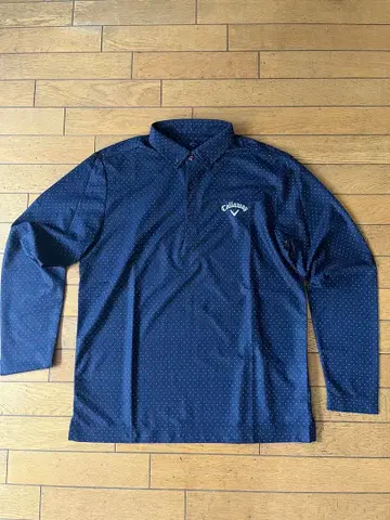 [Callaway] 긴팔 피케 셔츠 L 네이비