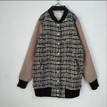 릴리 브라운 트위드 블루종 새상품급