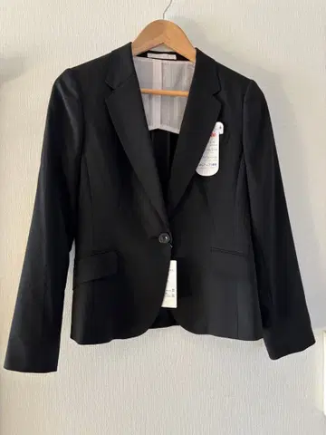 AOKI 새상품 블랙 섀도우 스트라이프 테일러드 자켓 사이즈 11