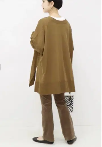 JOURNAL STANDARD 니트 콜 팬츠 브라운