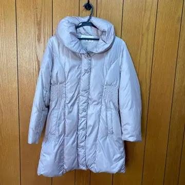 MASAKI MATSUSHIMA 핑크 다운 하프 코트