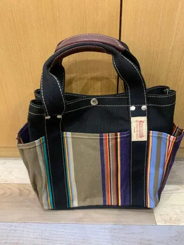 스트라이프 디자인 토트백