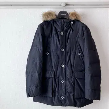 DURBAN 후드 부착 다운 자켓 블랙 사이즈 LL