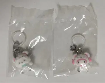 산리오 메지루시 액세서리 복슬복슬 스노우 2종 세트