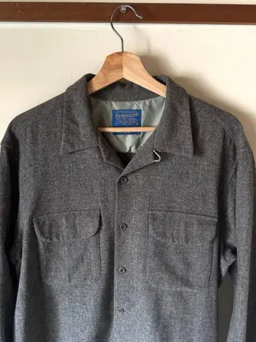[ 가격 인하 ] PENDLETON 펜들턴 셔츠 00s 단색 그레이 L