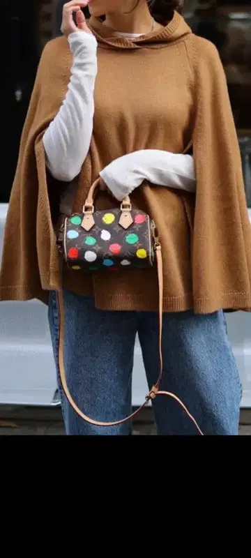 Gypsohila 니트 판초