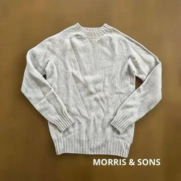 MORRIS & SONS 모리스앤선즈 크루넥 울 스웨터 34