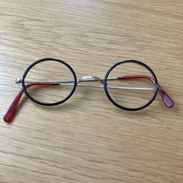 클래식 라운드 메탈 안경 앤티크