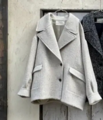 새상품급 택 포함 네스트로브 23AW 울 루프 트위드 자켓