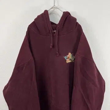 USA 구제 의류 카벨라스 cabela's 헌팅 후드티 버건디