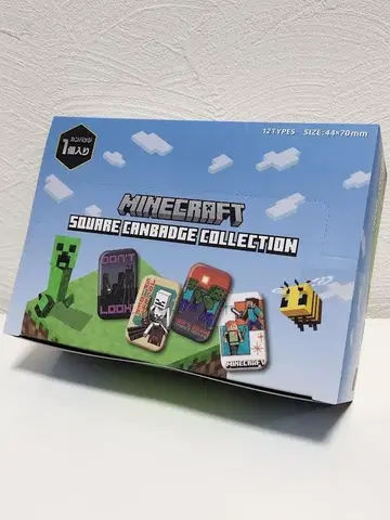 마인크래프트 스퀘어 캔 배지 컬렉션 [ 1BOX 12개입 ]