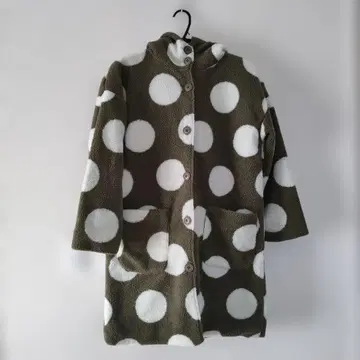 라임잉크 TUNAGI 도트 코트 보아 아우터 퀼팅 방한