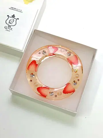 Q-pot 제리 젤리 스트로베리 딸기 뱅글