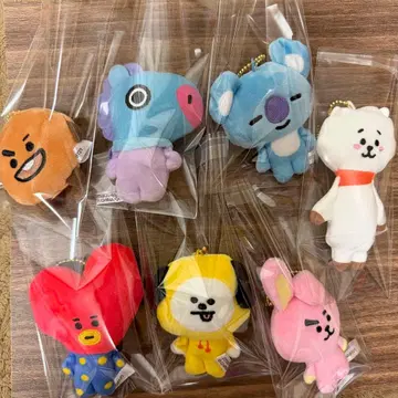 BT21 복슬복슬 마스코트 7개 세트 컴프
