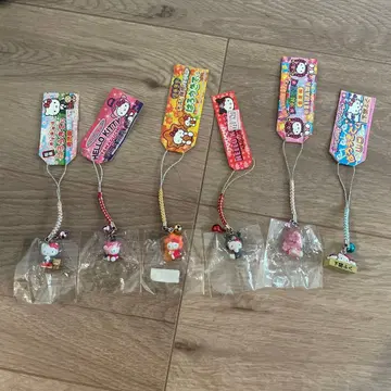 헬로키티 스트랩 6개 세트