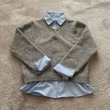 새상품 스웨터 셔츠 포함 그레이