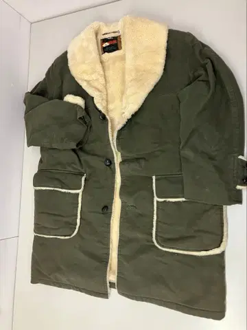 McGREGOR 올리브 70s 숄카라 보아 코트 70년대 c4