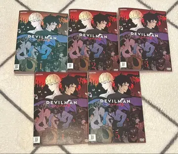 데빌맨 DEVILMAN crybaby DVD 전 5권 세트 나가이 고