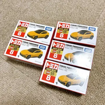 토미카 No. 8 페라리 프로사구에 초회 특별 사양 5대 세트