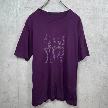 T셔츠 티셔츠 반팔 XL 보르도 프린트 로고 면 100% 여름