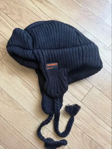 TIGHTBOOTH 니트 모자 블랙