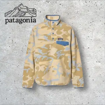 파타고니아 신틸라 스냅 T 플리스 XS 카모 패턴 16년산 레어 패턴 d