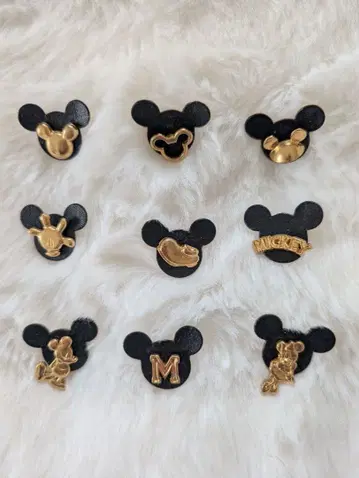 디즈니 스토어 미키, 미니 핀 배지 컬렉션 9개 세트
