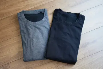 울트라 웜 히트텍 크루넥T 긴팔 2장 세트 (그레이 블랙)