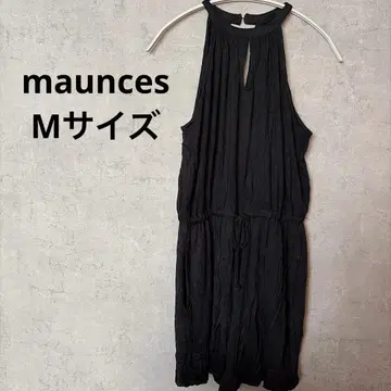 maunces 블랙 하이넥 올인원 M