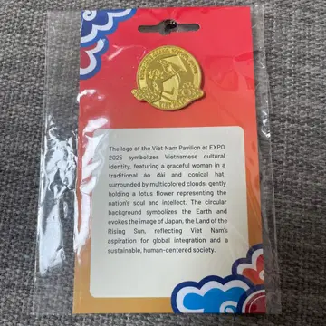 오사카 간사이 박람회 베트남 파빌리온 핀 배지