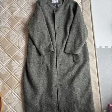 OMEKASI 그레이 노카라 코트