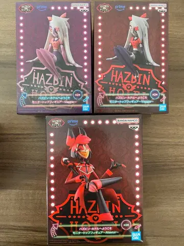 Hazbin Hotel 피규어 Alastor Vaggie 3개 세트